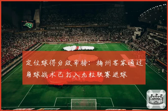 定位球得分效率榜:梅州客家通过角球战术已打入九粒联赛进球
